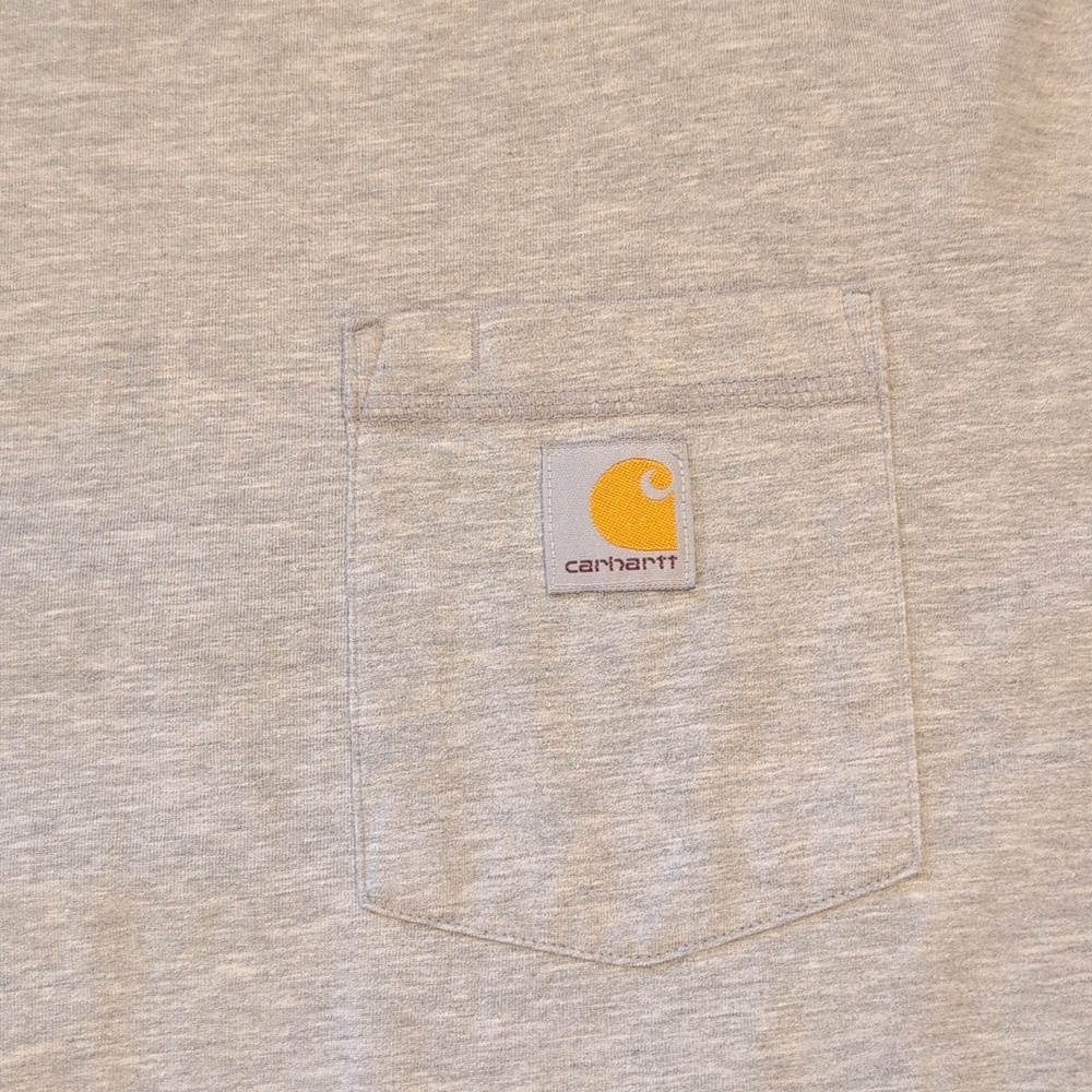 Mens Carhartt Force gray short sleeve shirt size 2XL - Picture 2 of 4
